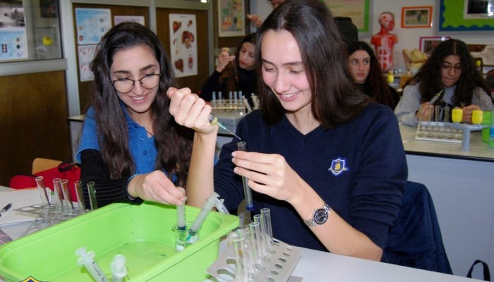 Our Biology Students in action